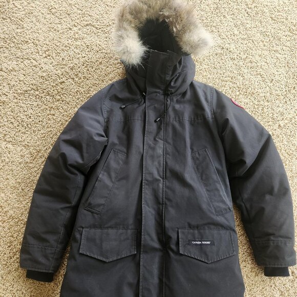 Canada Goose Langford Parka Fur Lined Hooded Down Jacket